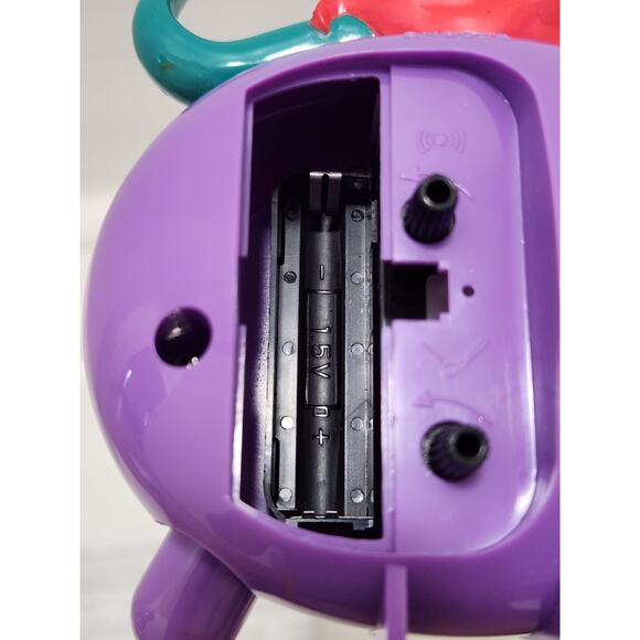 Vintage Disney The Little Mermaid Clock With Snooze Alarm Ariel Flounder Tested - Picture 7 of 15